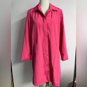 IZZI Outerwear Women’s All Purpose Rain Coat, Medium, Hot Pink